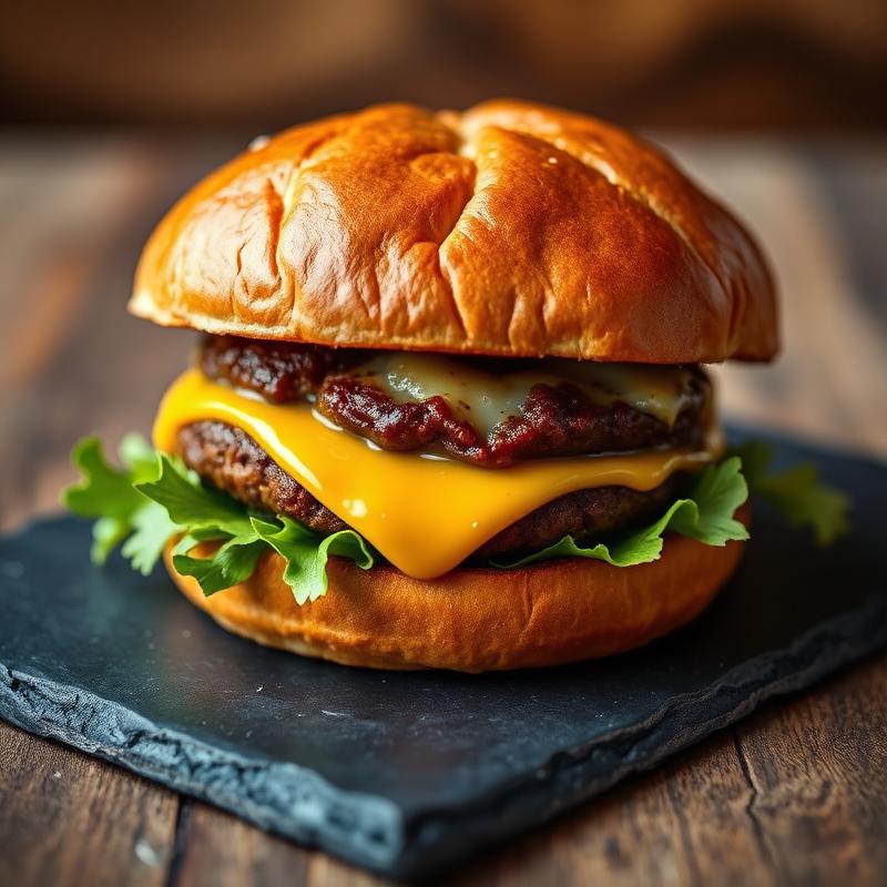 Smoky chipotle beef burger